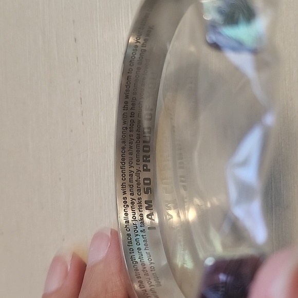 Daughter Straighten your Crown Adjustable Cuff Bangle Bracelet - Picture 6 of 6